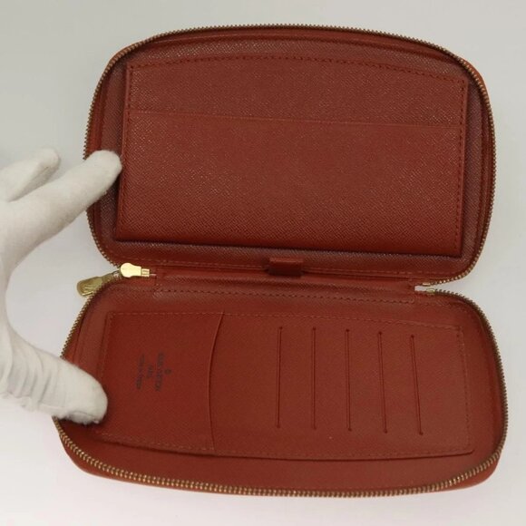 LOUIS VUITTON Epi Agenda geod Wallet Brown LV Auth - Picture 9 of 16